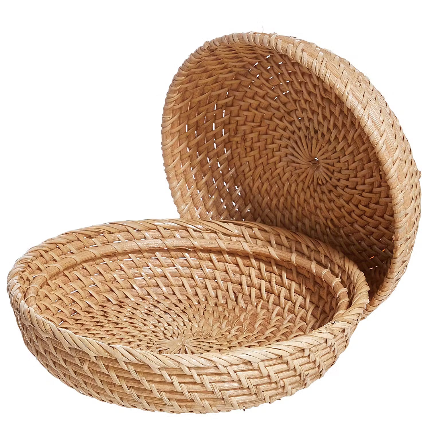 RONDA Korbschale - Rattan - Natur - Durchmesser: 20 cm