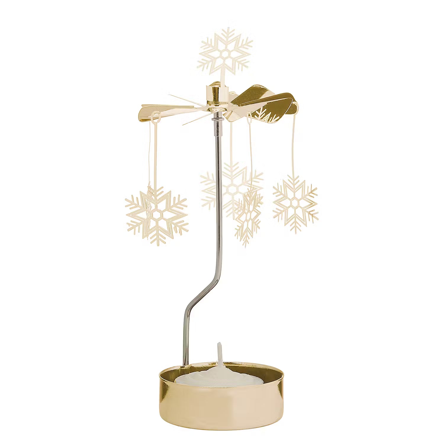 Teelichtkarussell Schnee  MERRY-GO-ROUND