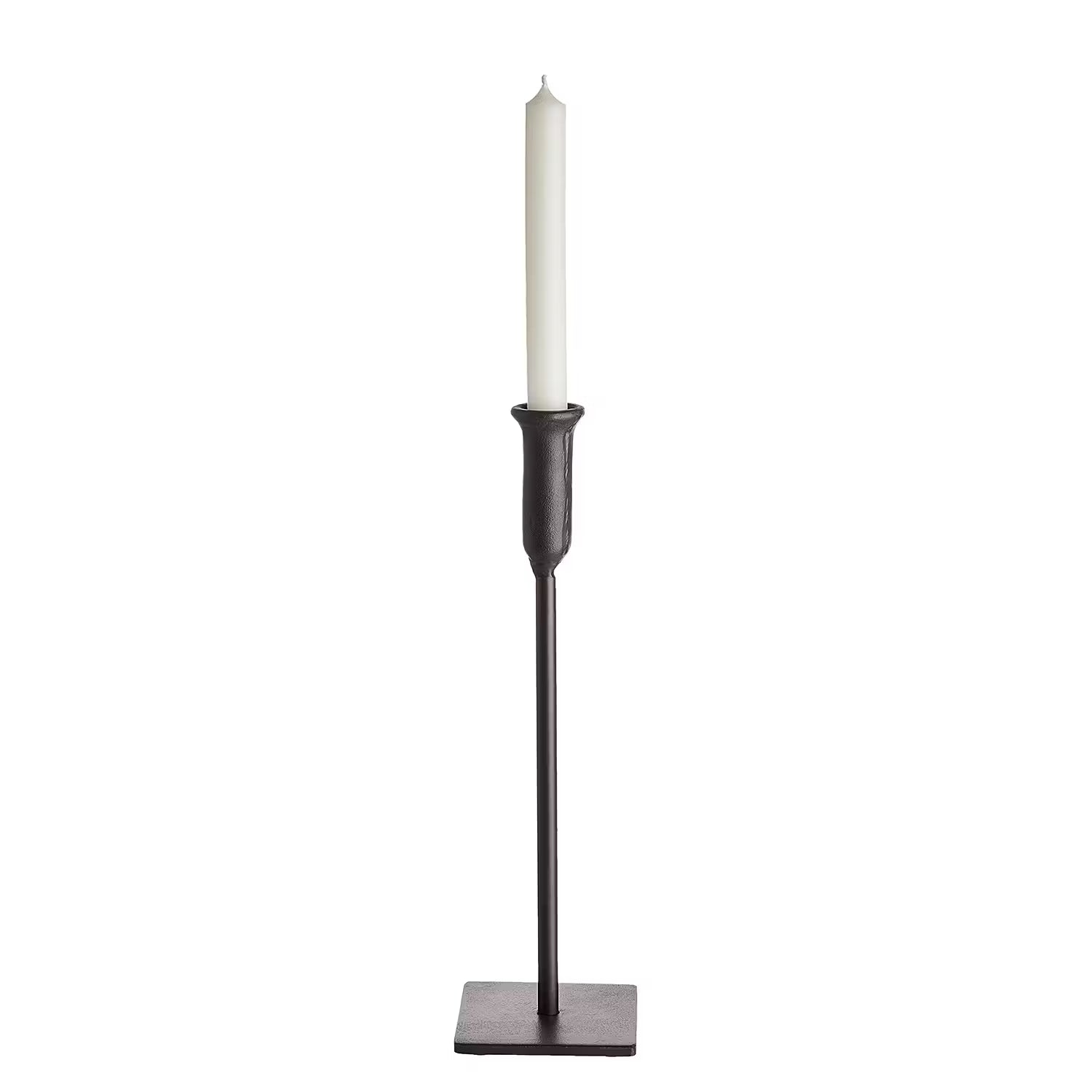 RUST Kerzenhalter - Eisen - Schwarz - Höhe: 35 cm