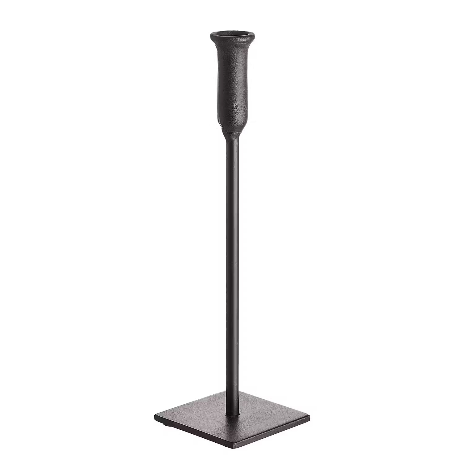 RUST Kerzenhalter - Eisen - Schwarz - Höhe: 35 cm