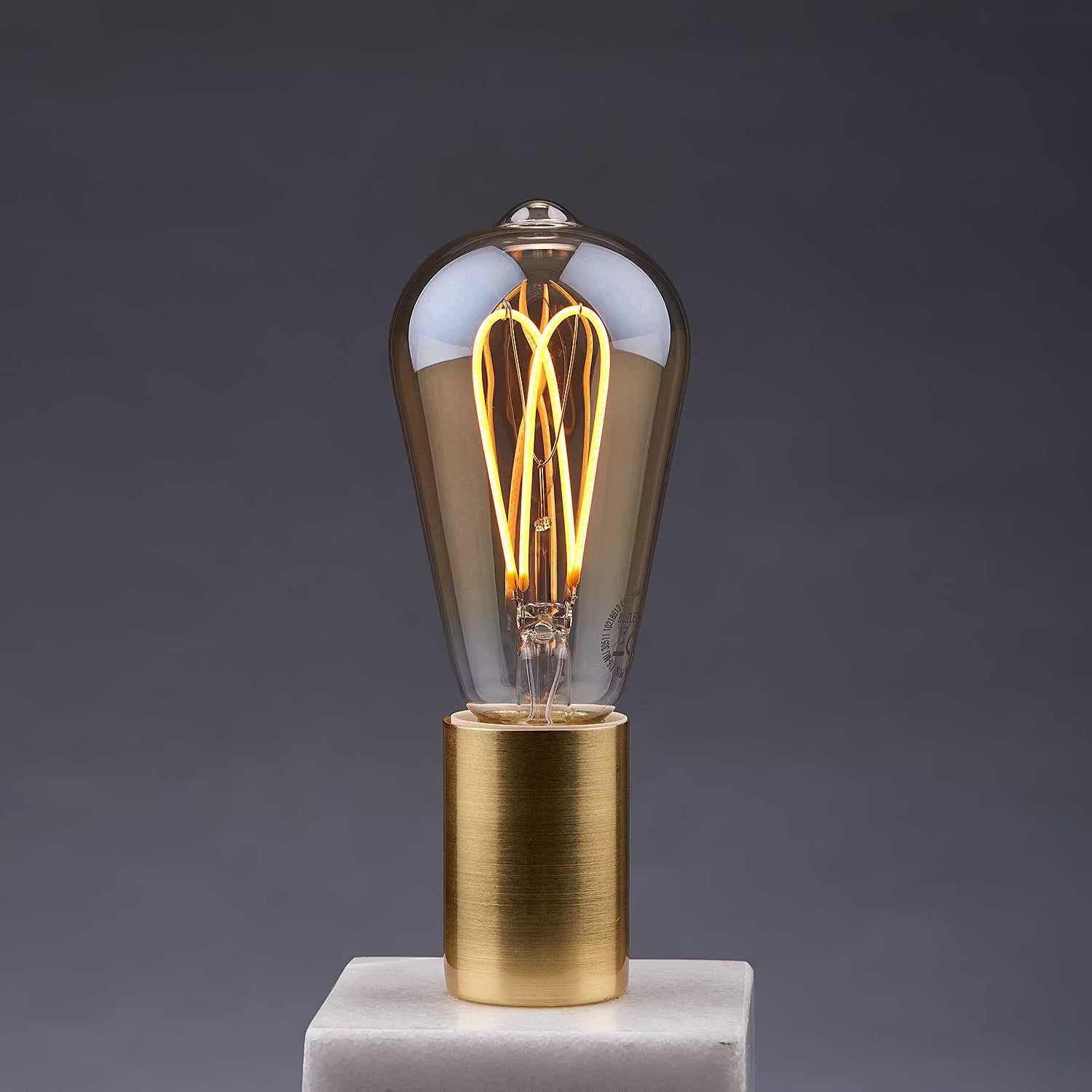BRIGHT LIGHT LED-Glühlampe - Farbglas - Transparent