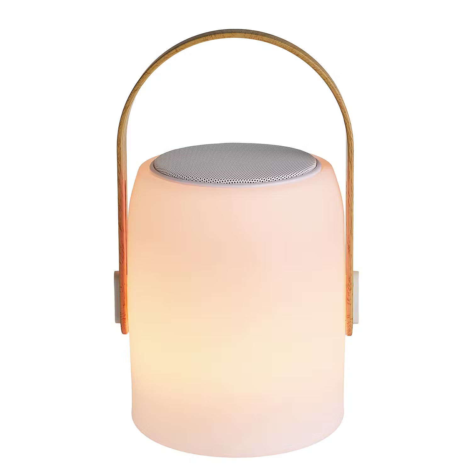 SOUND LOUNGE LED Leuchte - Polyethylen - Weiß / Hellbraun