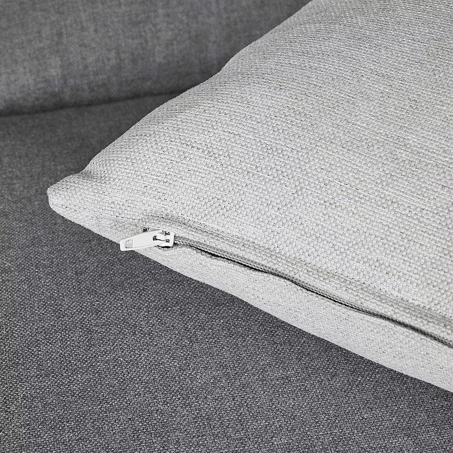 SYLT Strandkorb - Polyethylen / Polyester / Akazie - Grau / Braun
