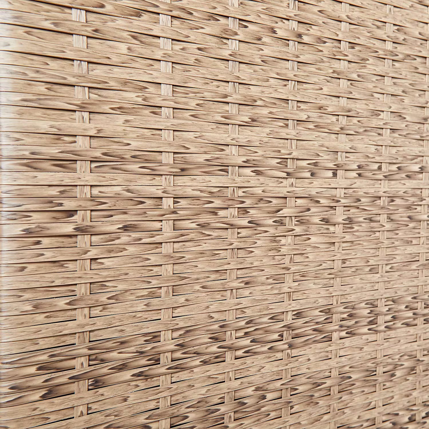 SYLT Strandkorb - Polyethylen / Polyester / Akazie - Grau / Braun