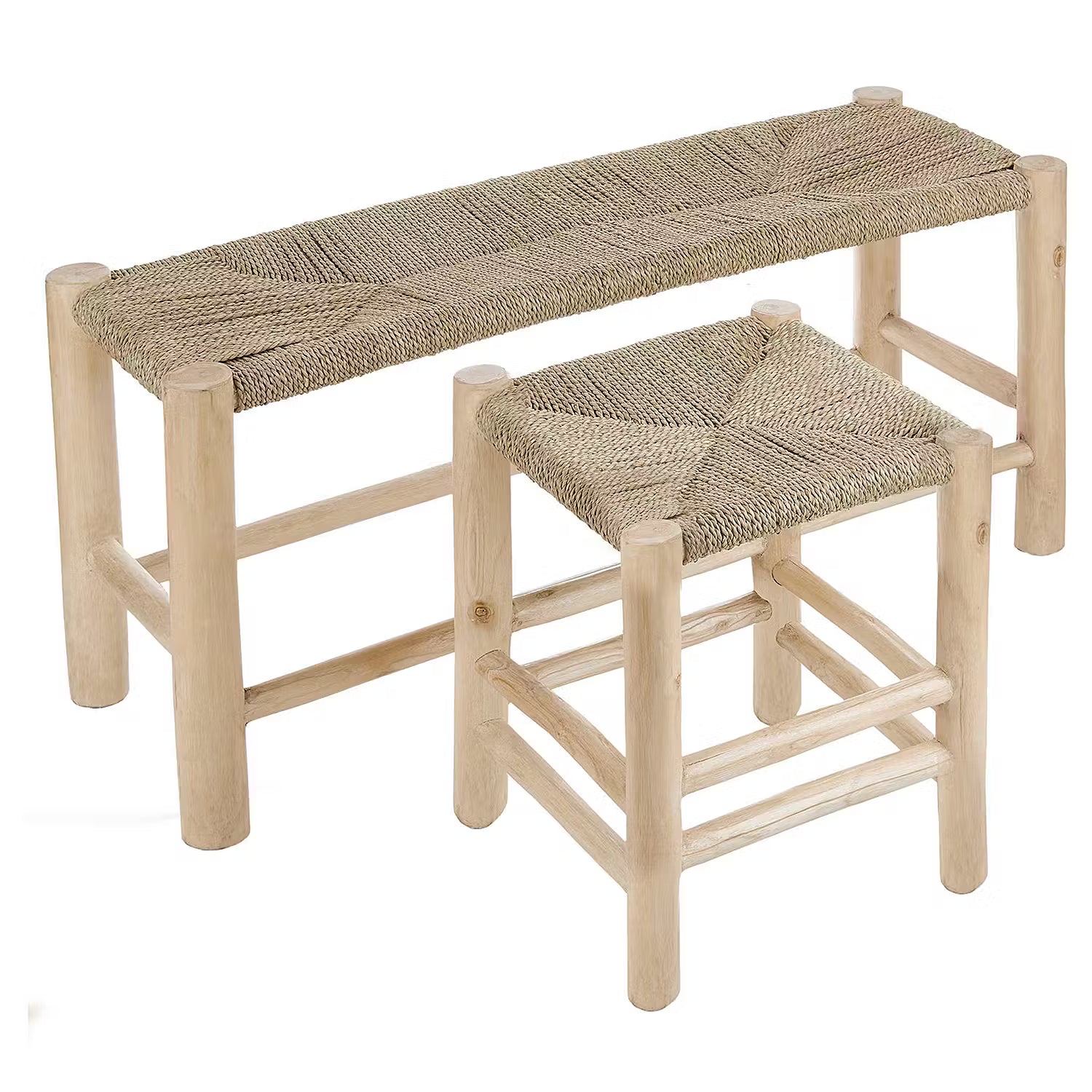 SERANG Teakholzbank - 100 x 45 x 35 cm