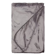 HUGS & KISSES Fleecedecke - Polyester - Grau
