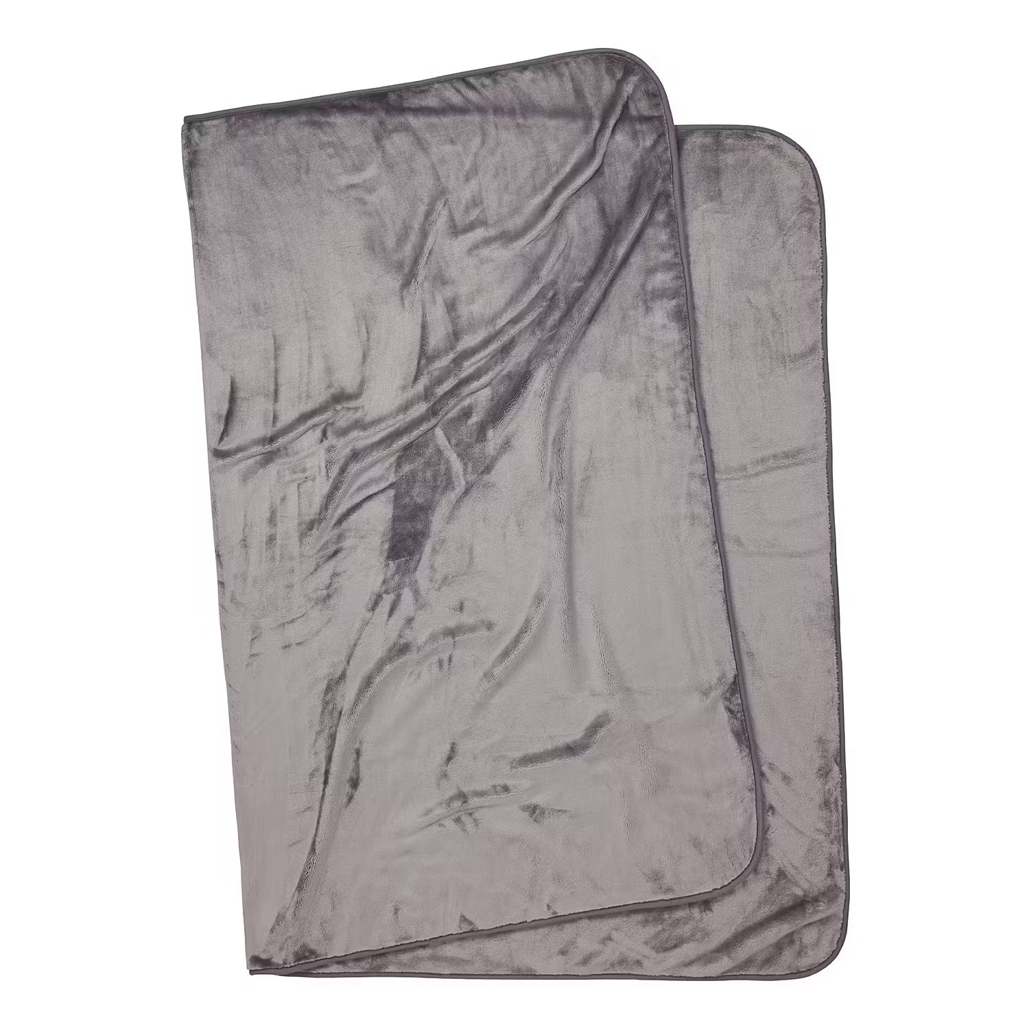 HUGS & KISSES Fleecedecke - Polyester - Grau