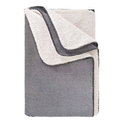 HOME ZONE Decke - Polyester - Schwarz / Weiß