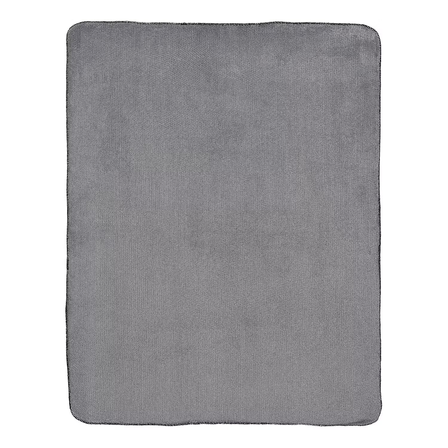 HOME ZONE Decke - Polyester - Schwarz / Weiß