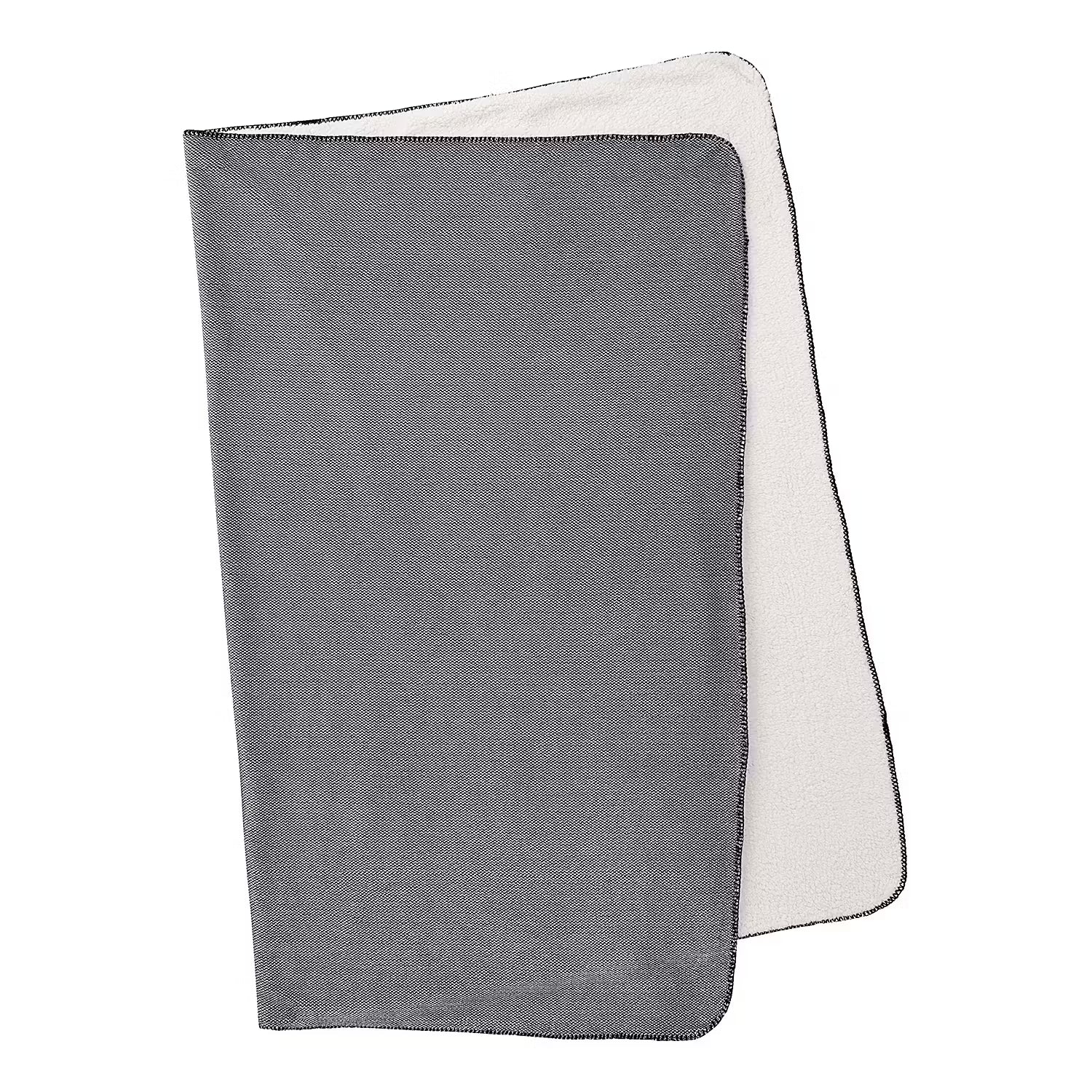 HOME ZONE Decke - Polyester - Schwarz / Weiß