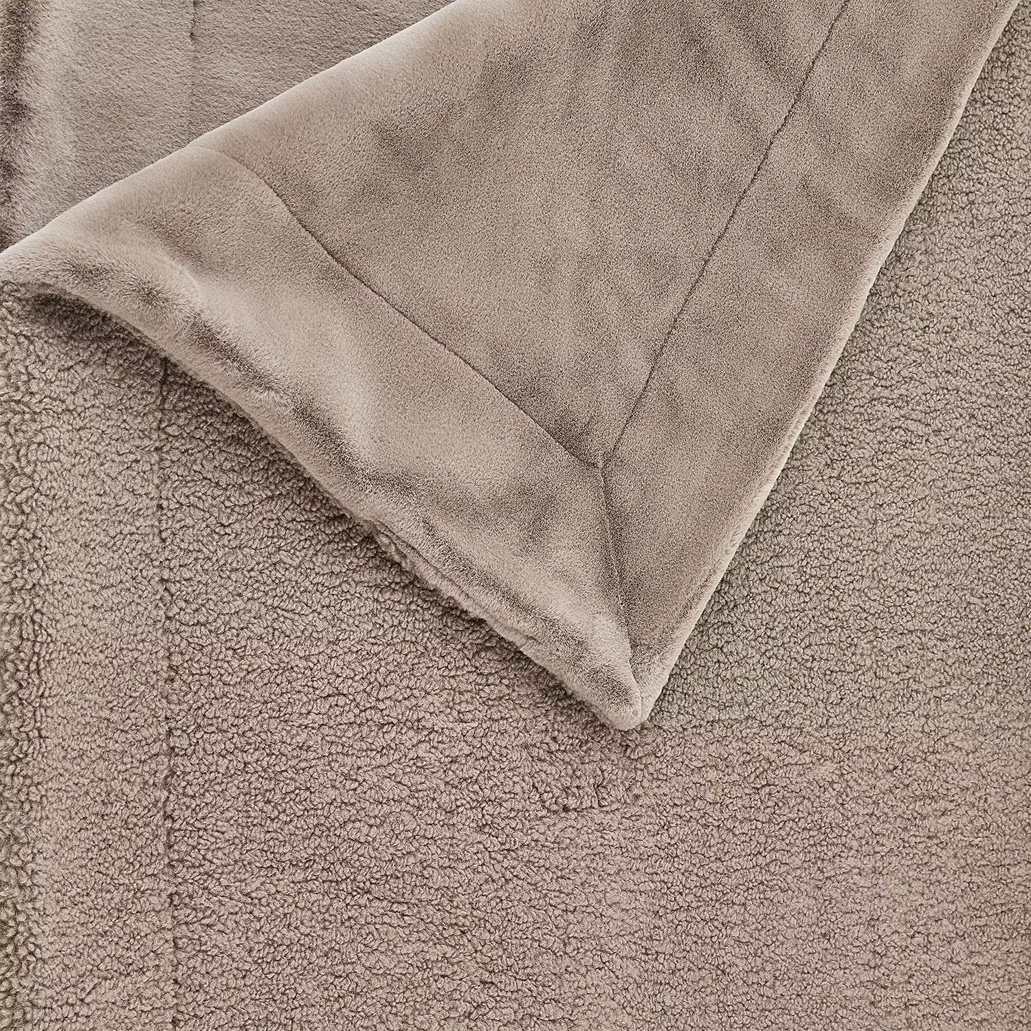 TODDY Decke - Polyester - Braun