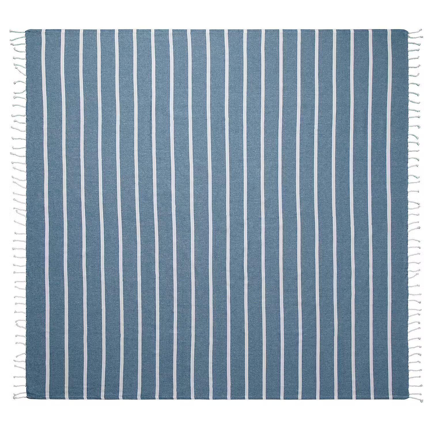 SURFSIDE Strandtuch - Baumwolle - Blau / Weiß