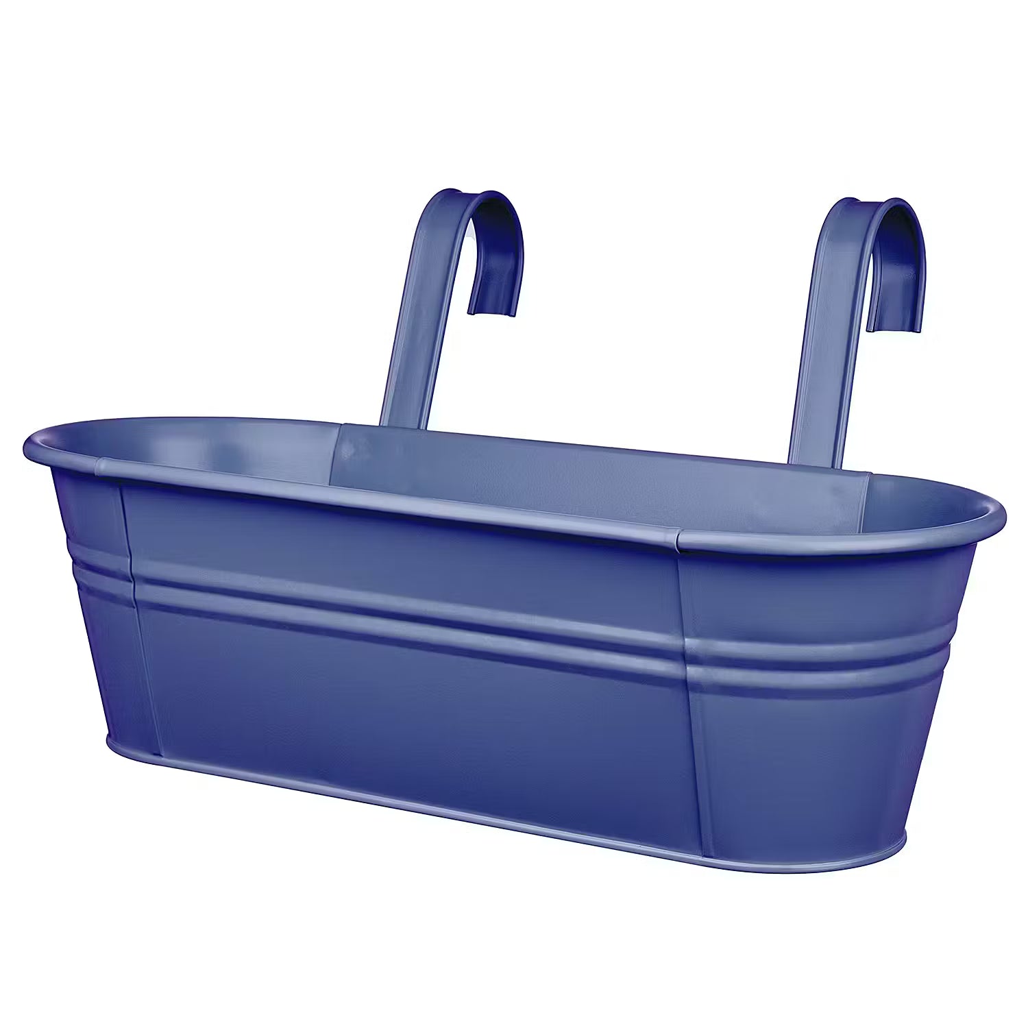 ZINC Hängekasten - Dunkelblau - Breite: 50 cm