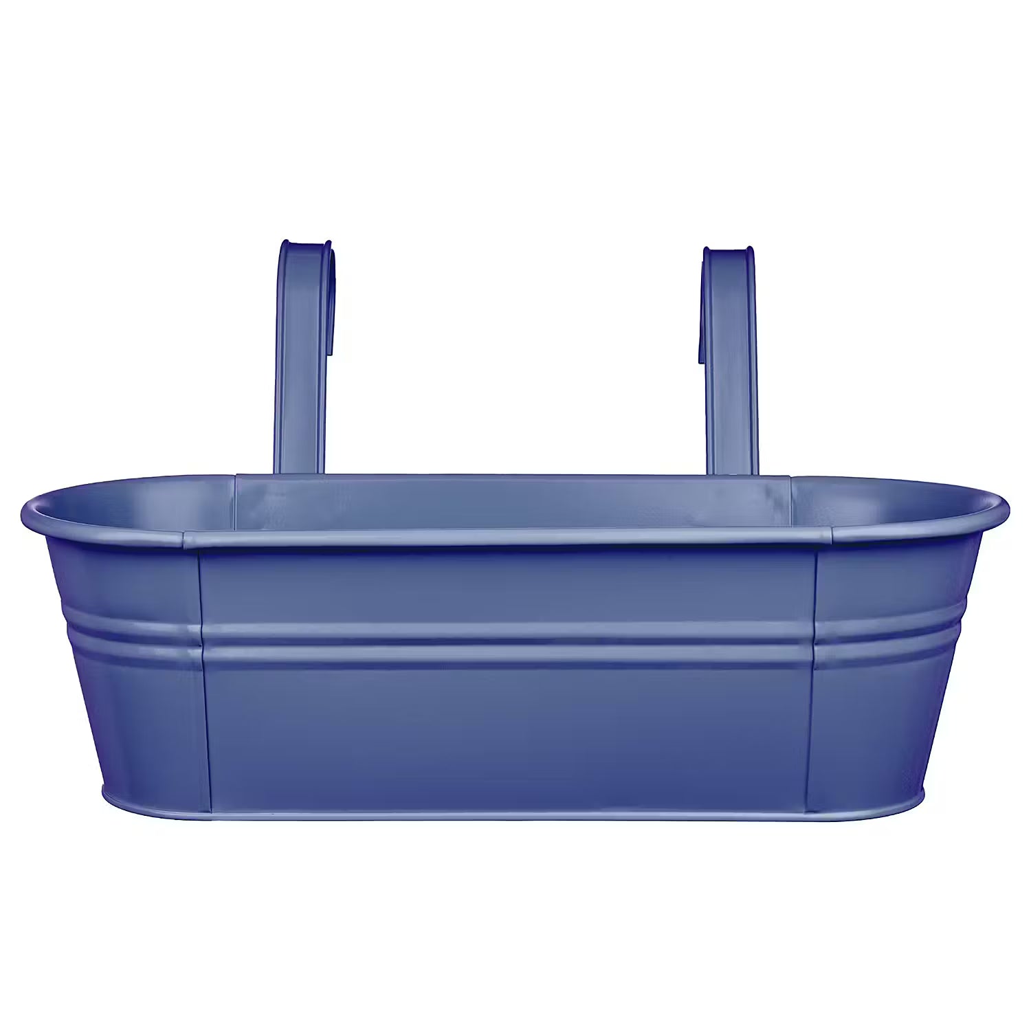 ZINC Hängekasten - Dunkelblau - Breite: 50 cm