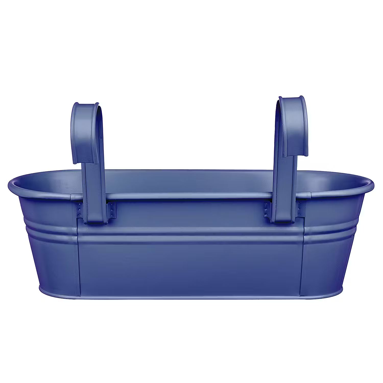 ZINC Hängekasten - Dunkelblau - Breite: 50 cm