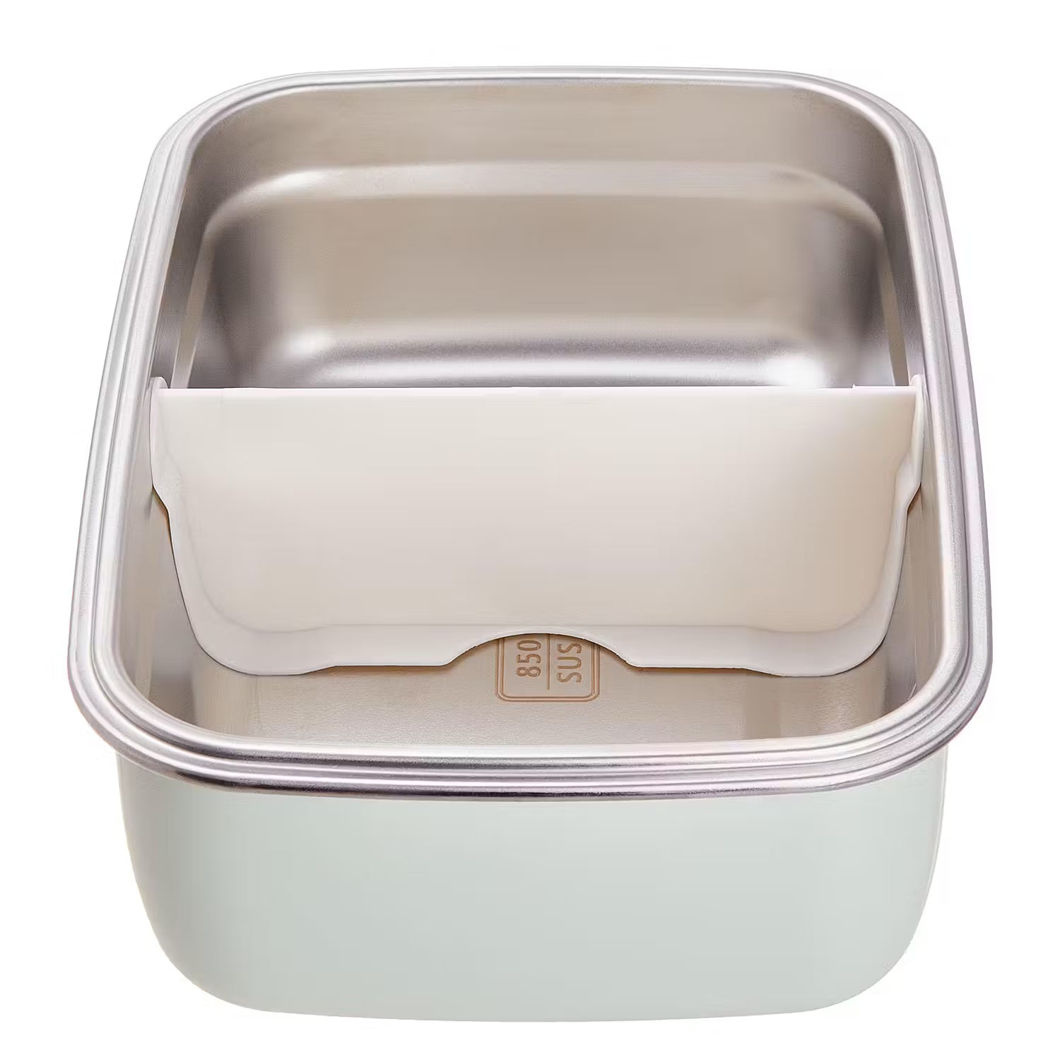 TINY TOWN Pausenset 2-tlg. - Edelstahl / Polypropylen - Pastellblau