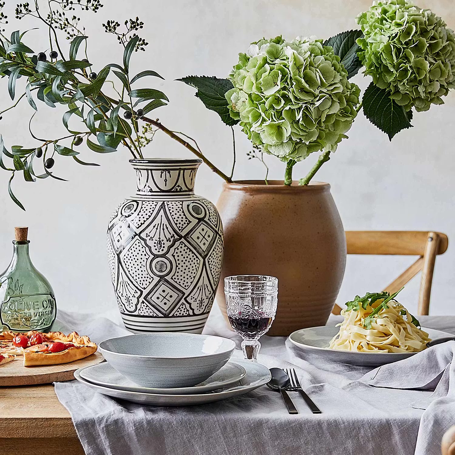 TUSCANY Terracotta Vase/Topf - Terracotta - Braun