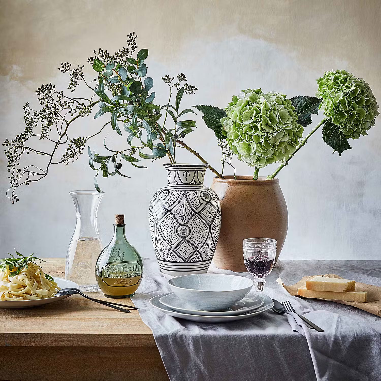 TUSCANY Terracotta Vase/Topf - Terracotta - Braun