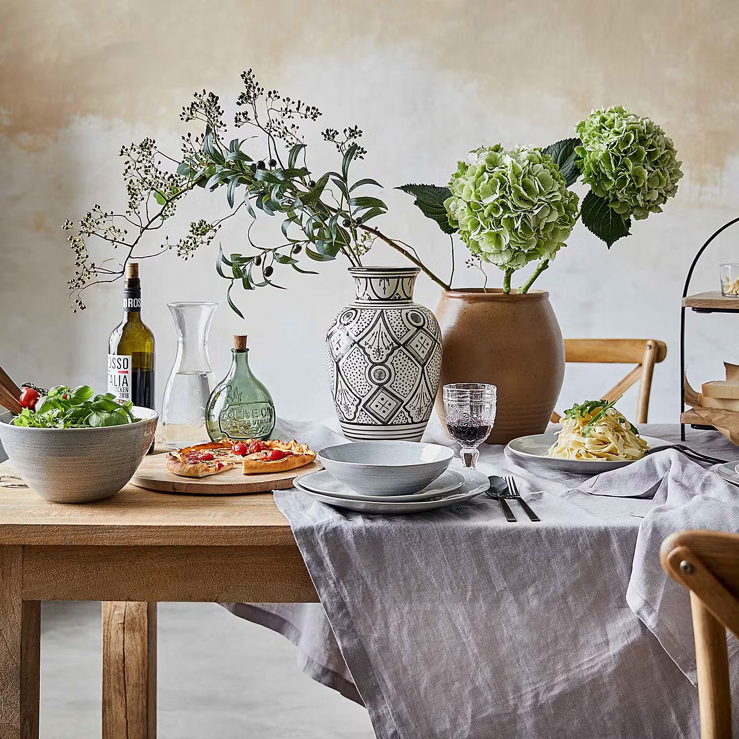 TUSCANY Terracotta Vase/Topf - Terracotta - Braun