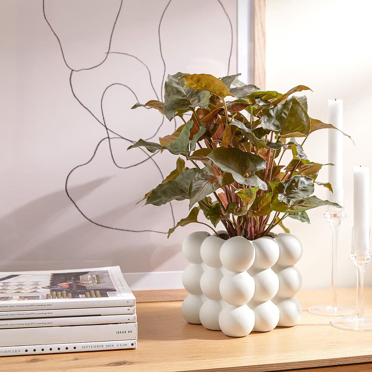 BUBBLE Blumentopf – rund & charmant – BUTLERS