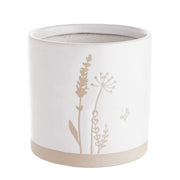 COTTAGE Blumentopf - Steingut - Beige