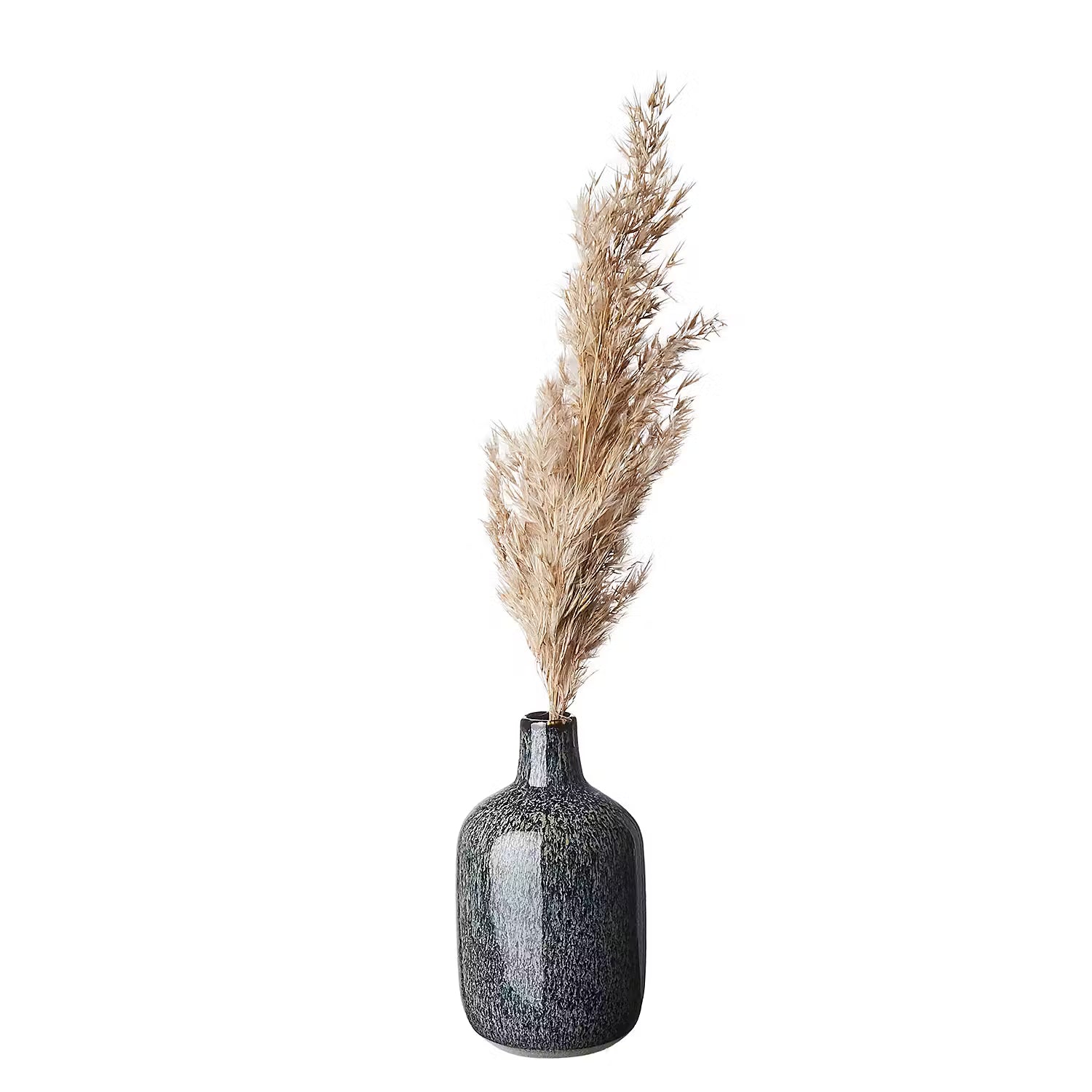 NORDIC SEA Mini-Vase - Steingut - Blau