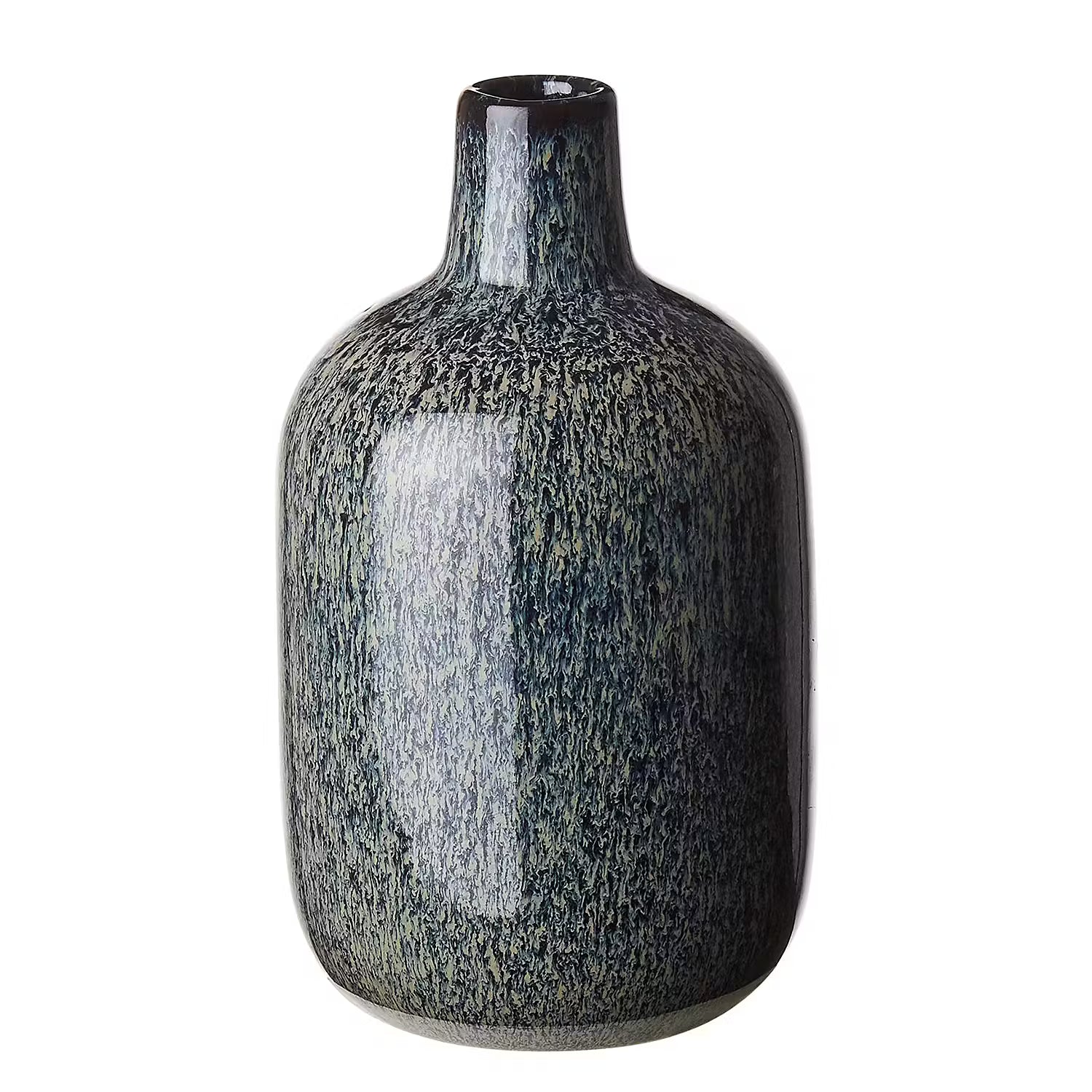 NORDIC SEA Mini-Vase - Steingut - Blau