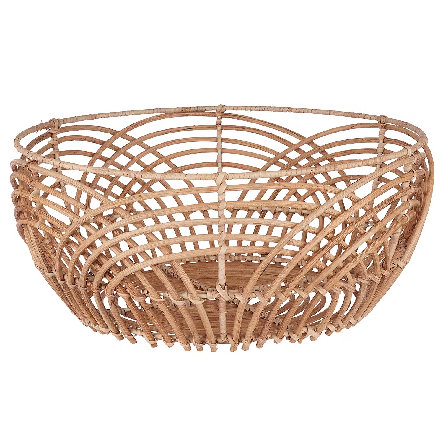 BOTANICAL Korbschale - Rattan - Braun - Durchmesser: 37 cm