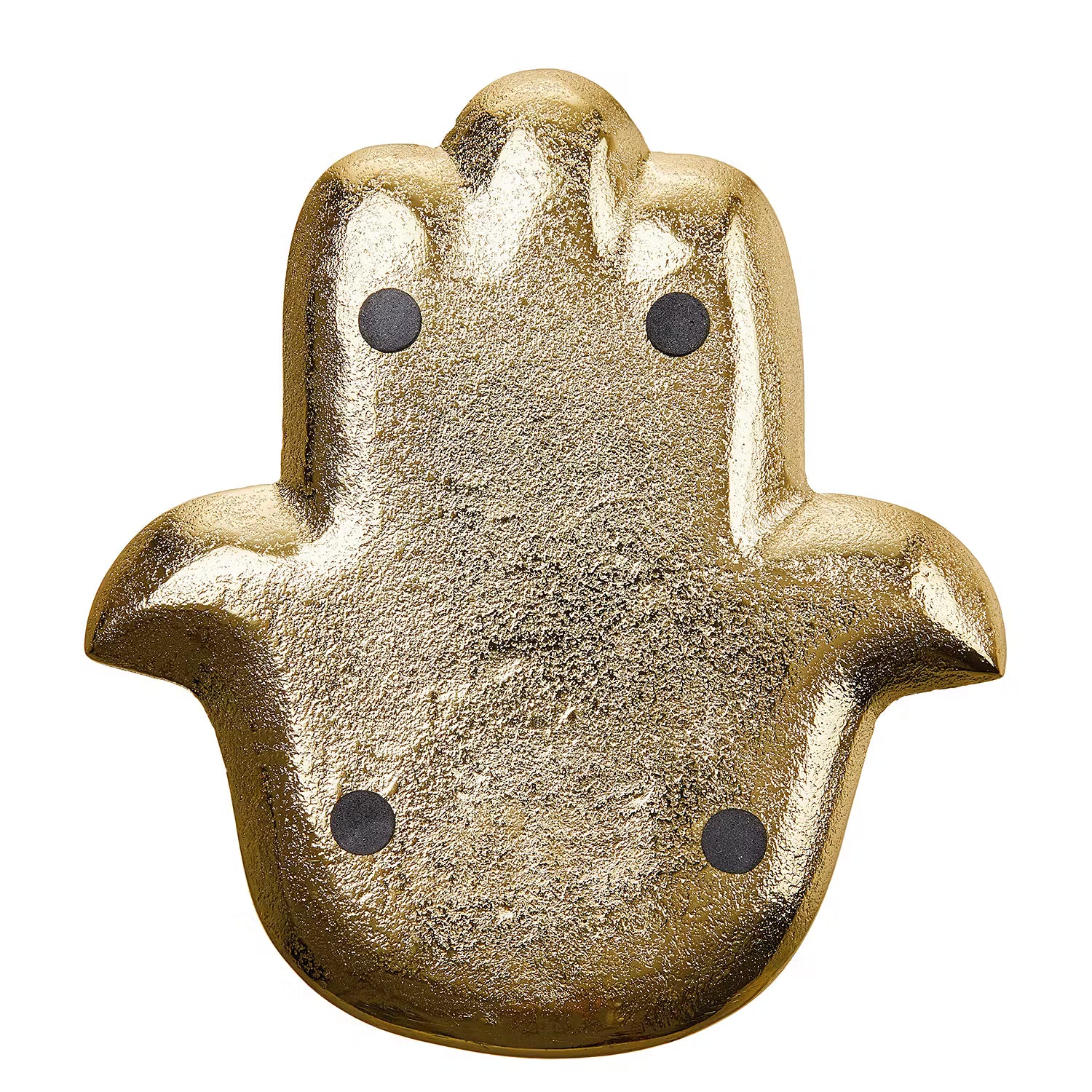 HAMSA Deko-Schale - Aluminium - Gold