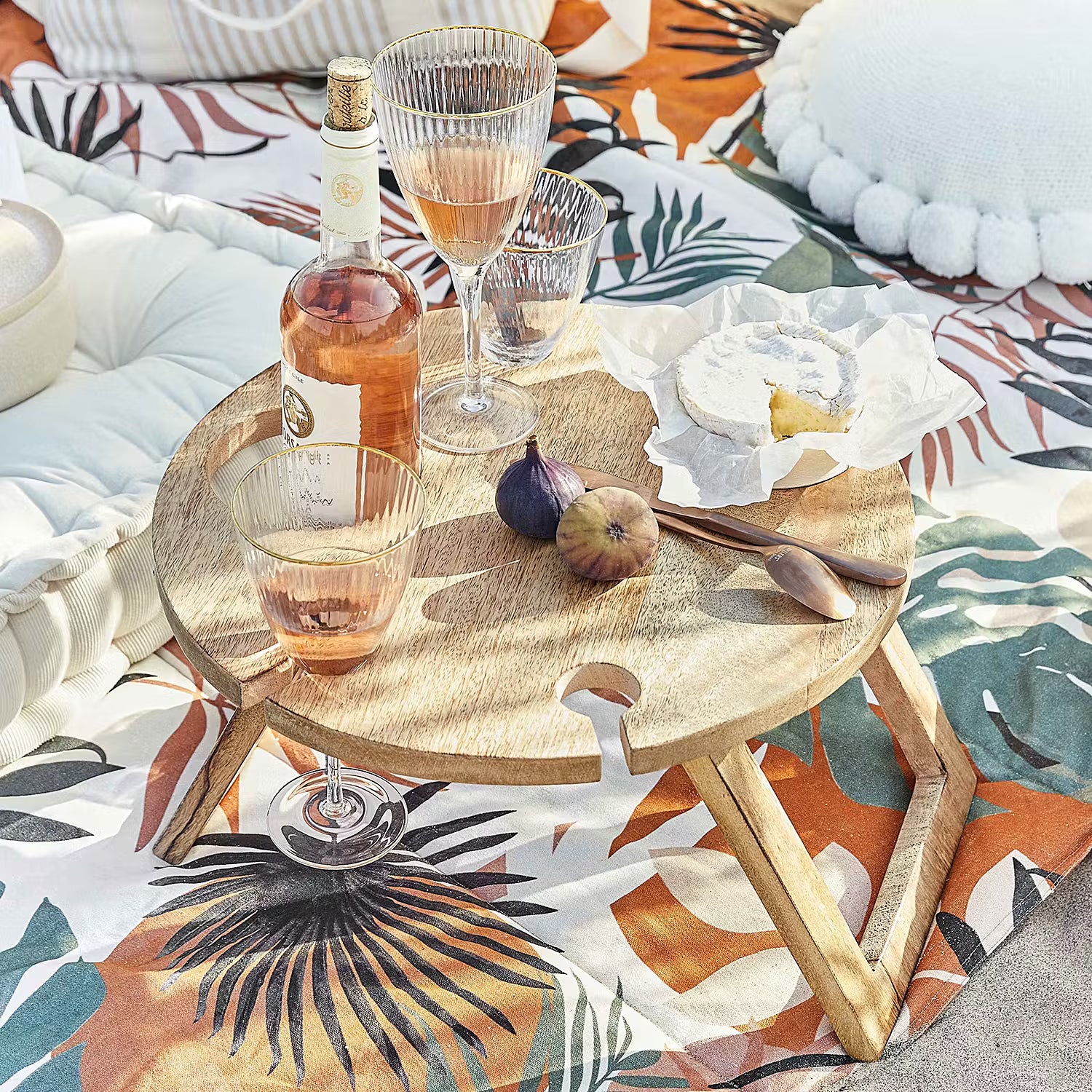 CHIN CHIN Picknicktisch - Mangolz - Braun