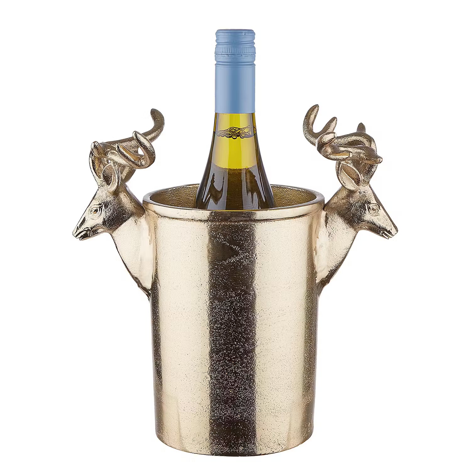 BANQUET Flaschenkühler Hirsch - Aluminium - Gold