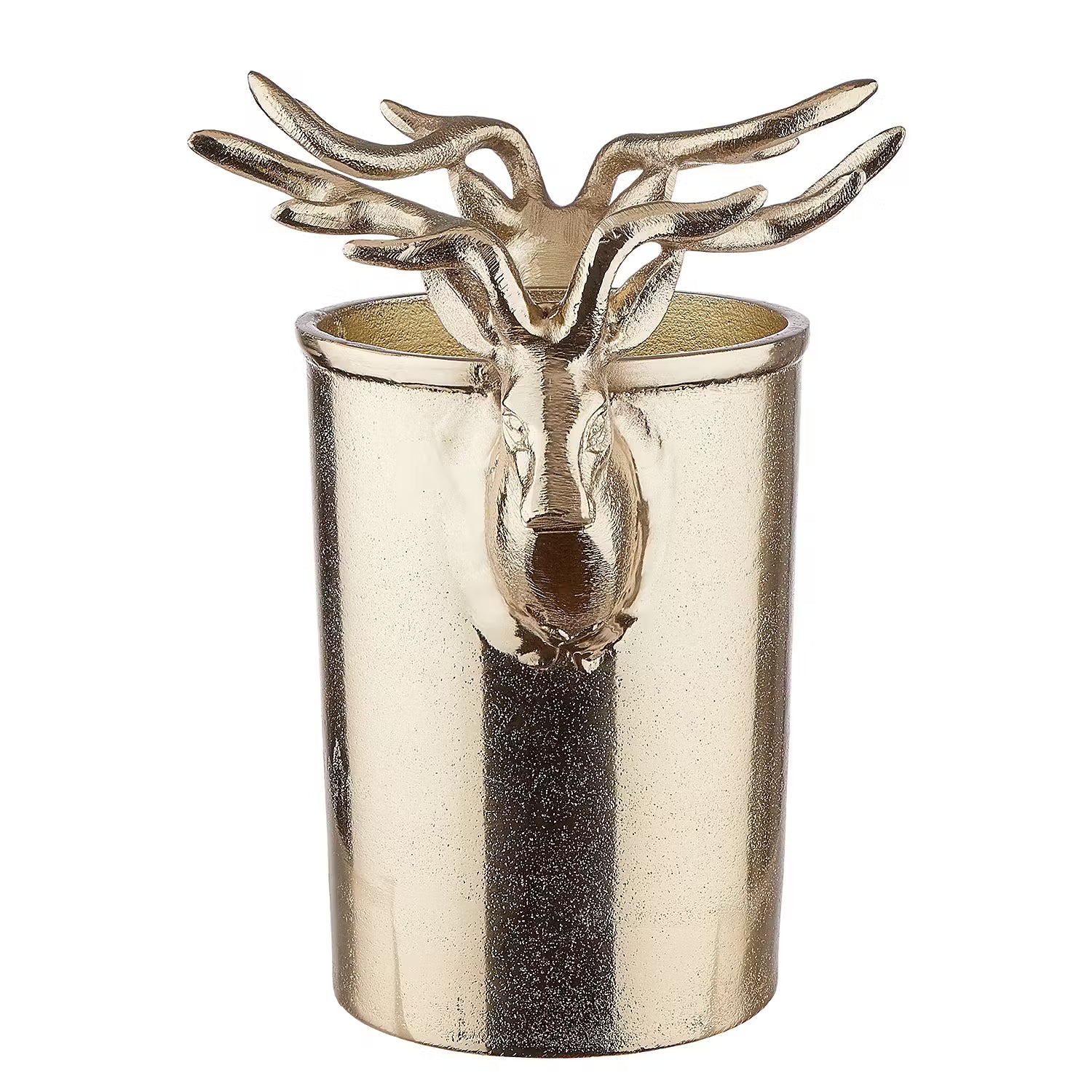 BANQUET Flaschenkühler Hirsch - Aluminium - Gold