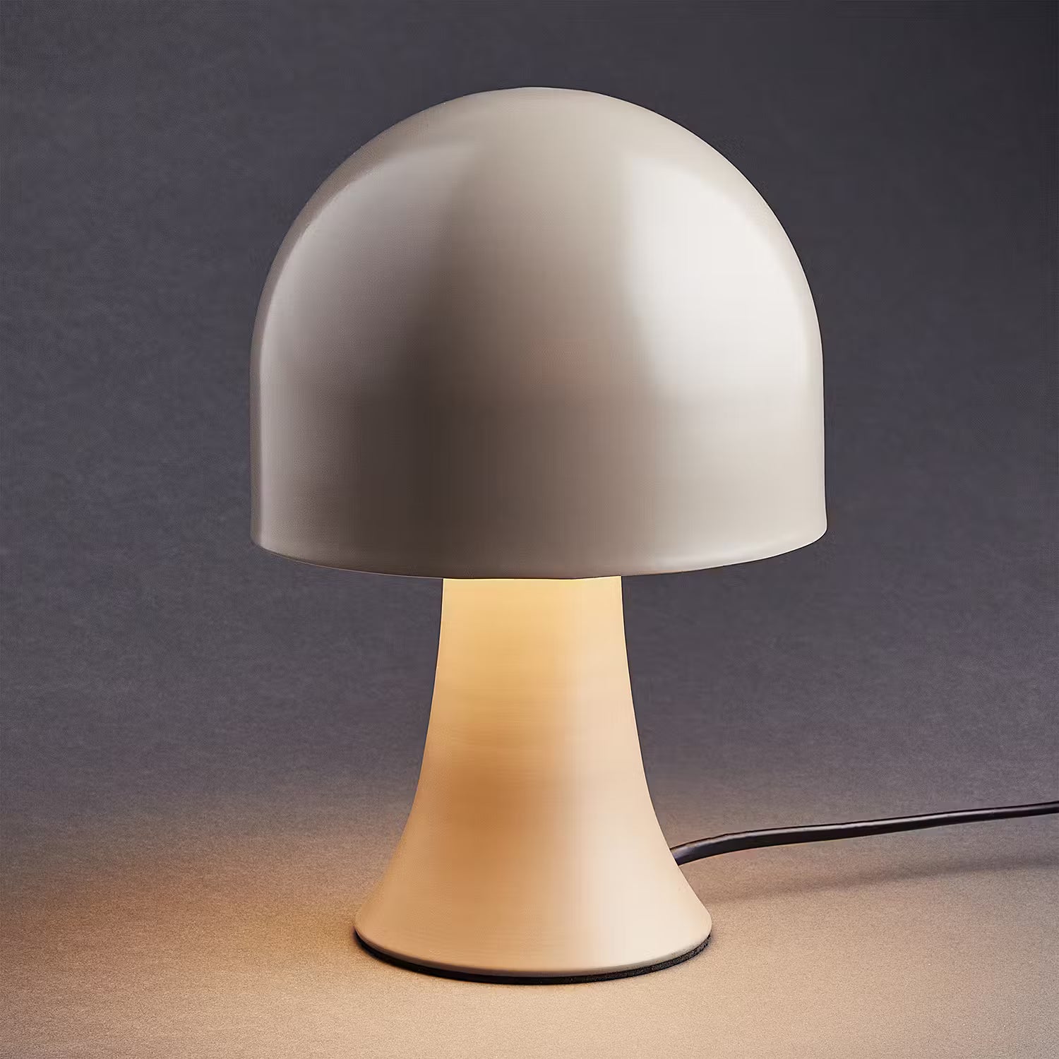 ENOKI Tischleuchte - Eisen- Beige - Beige