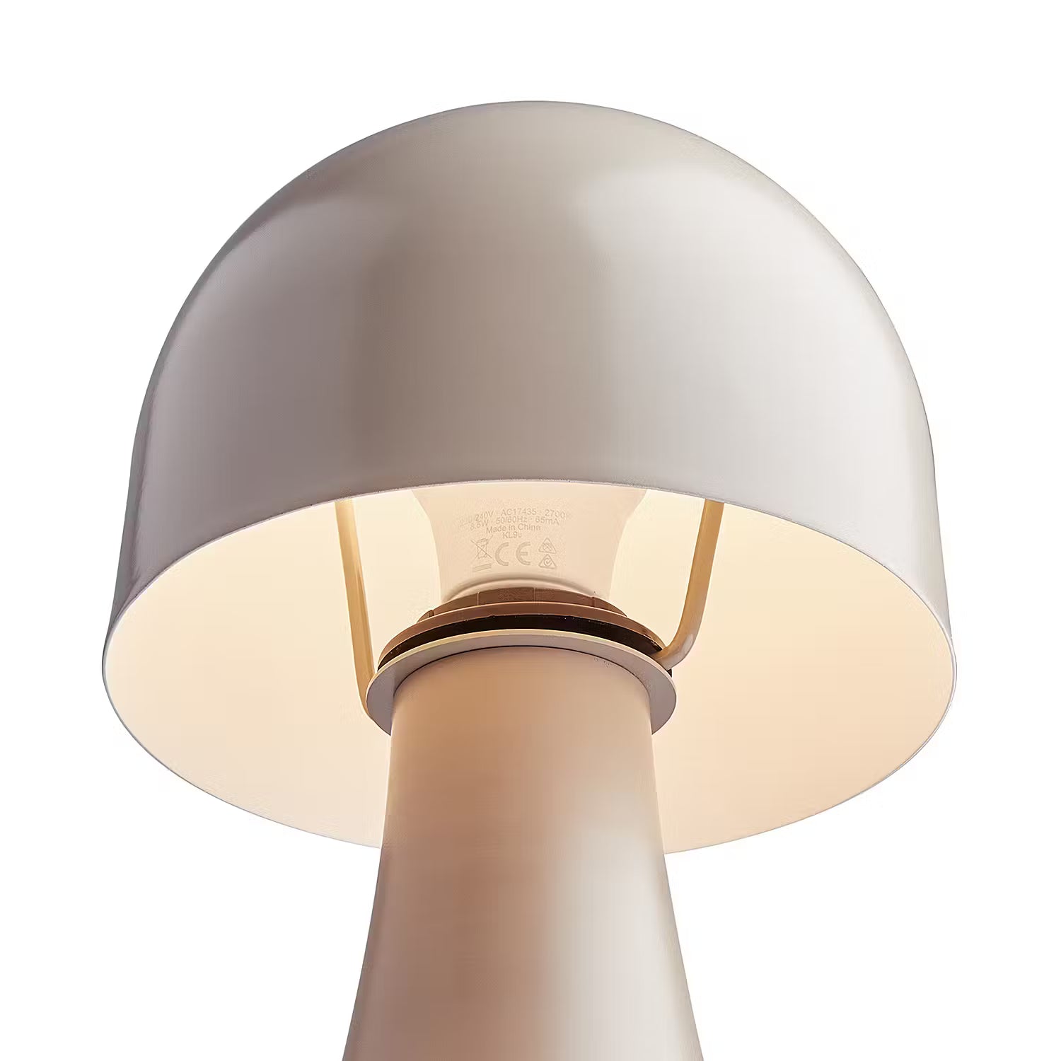 ENOKI Tischleuchte - Eisen- Beige - Beige