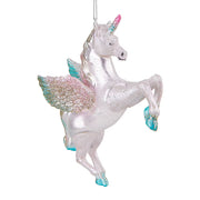 HANG ON Baumanhänger Einhorn - Glas - Weiß