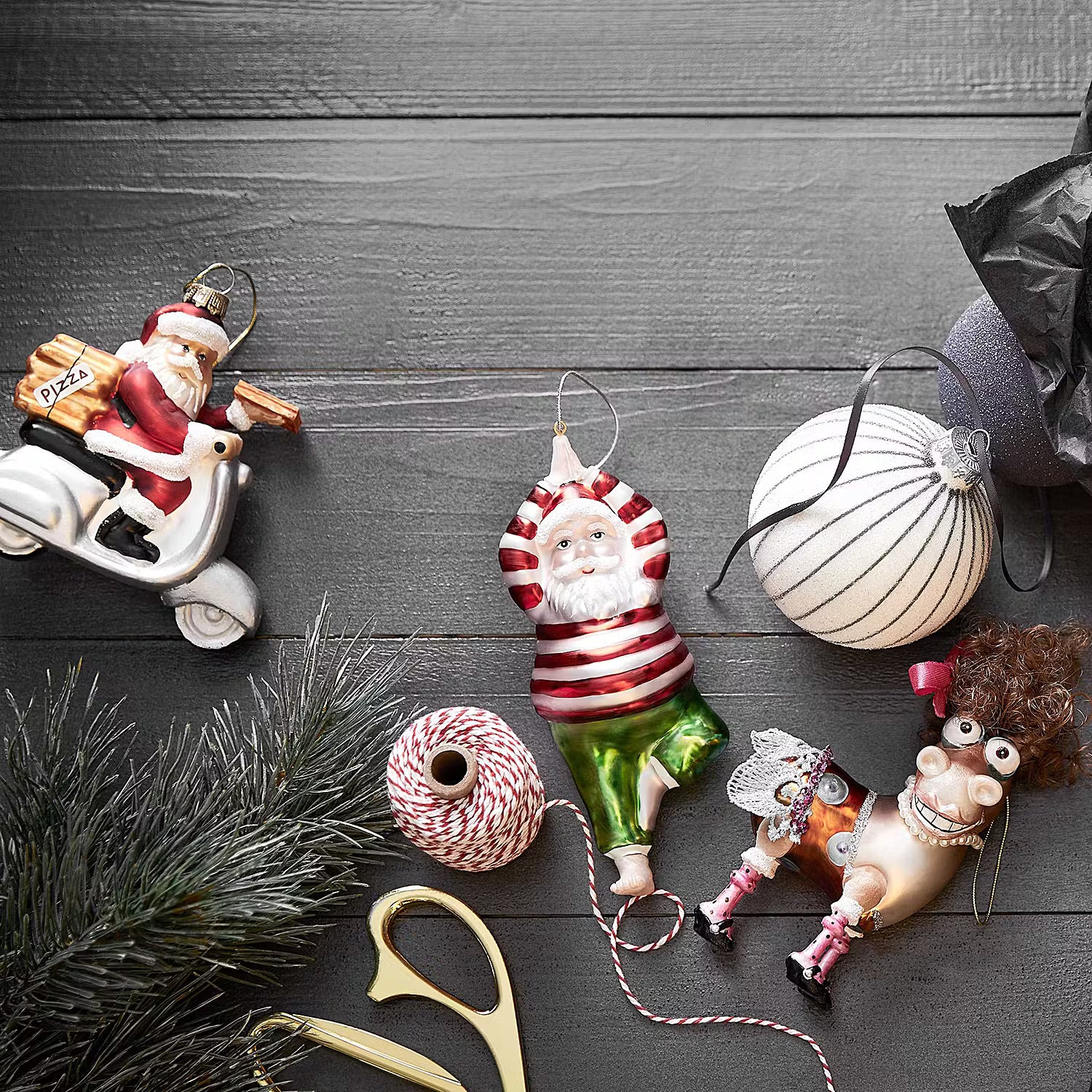 HANG ON Baumanhänger Motorrad PizzaSanta