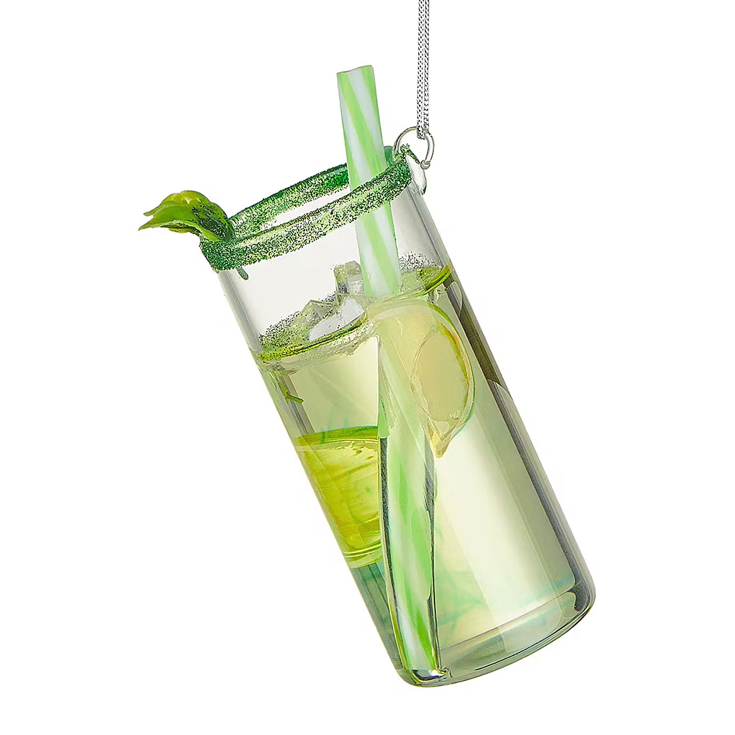 HANG ON Baumanhänger Long Drink - Glas / Kunststoff - Hellgrün
