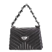 HANG ON Baumanhänger Handtasche - Glas / Aluminium - Schwarz