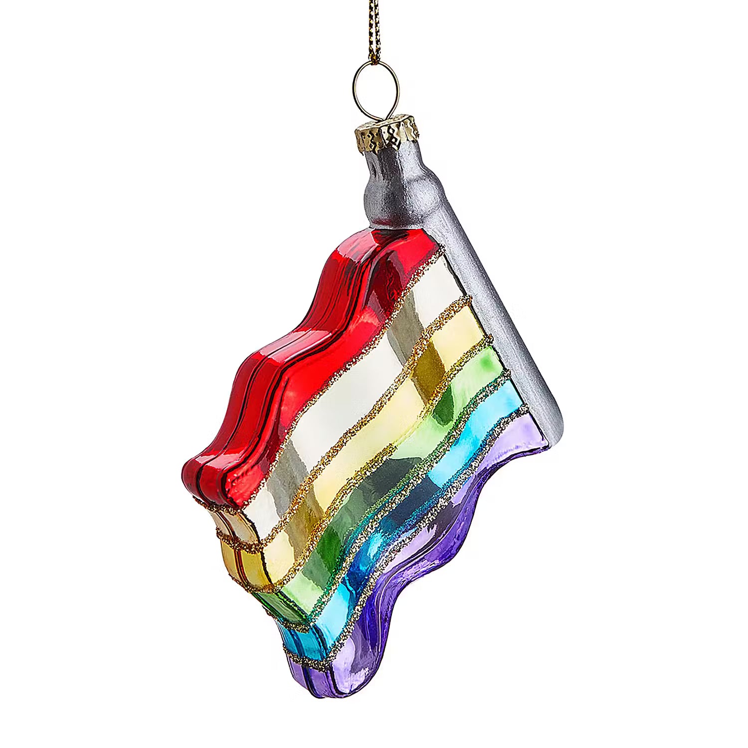 HANG ON Baumanhänger Pride Flag - Glas - Mehrfarbig