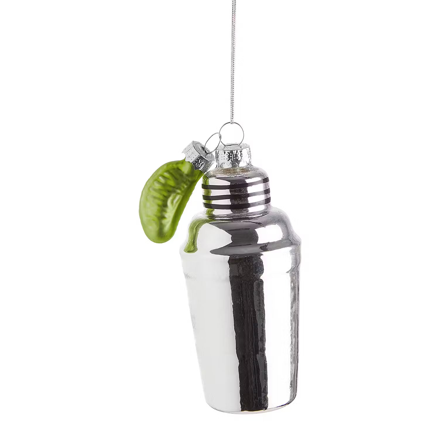 HANG ON Baumanhänger Cocktail Shaker - Glas - Silber