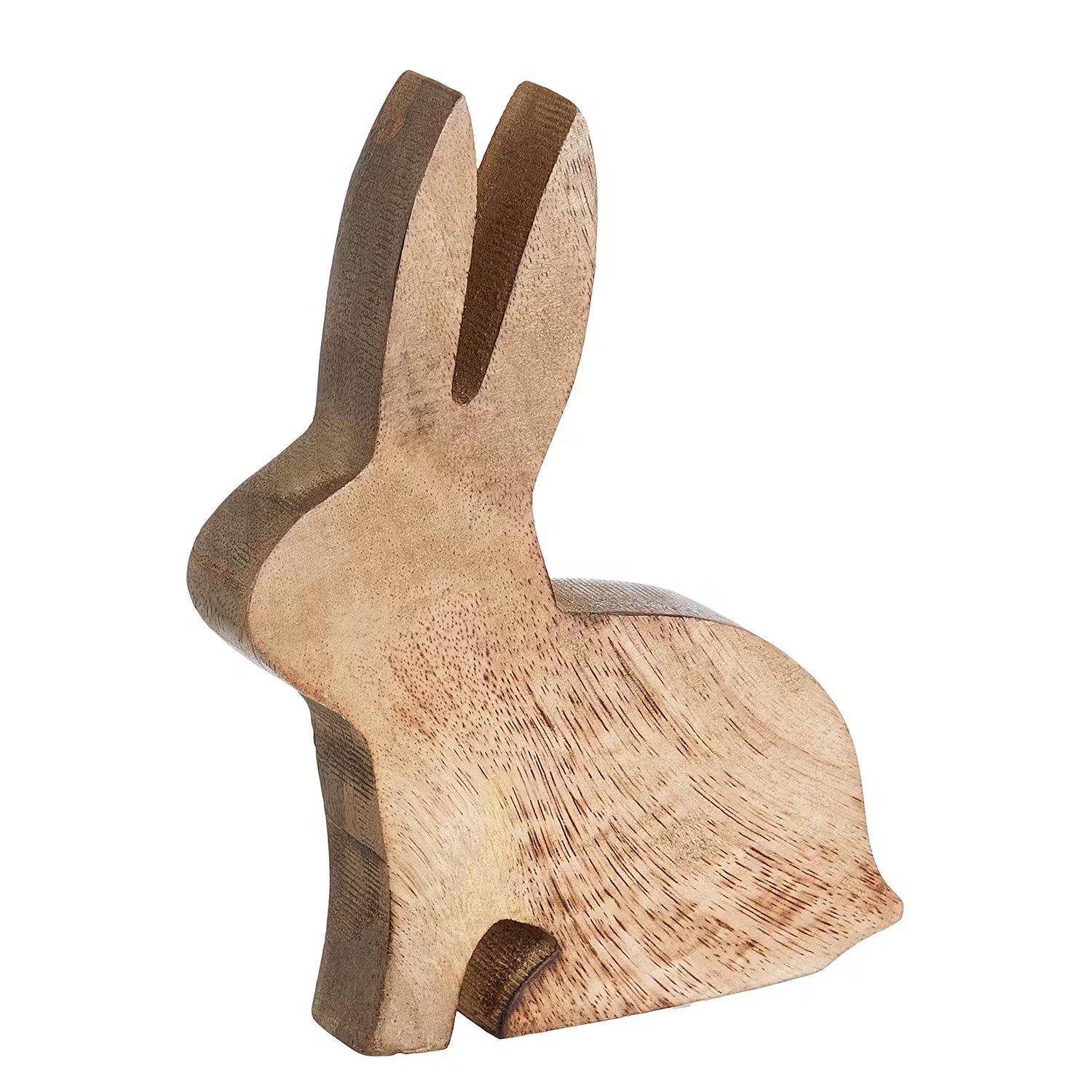 EASTER Deko-Hase - Mangoholz - Beige