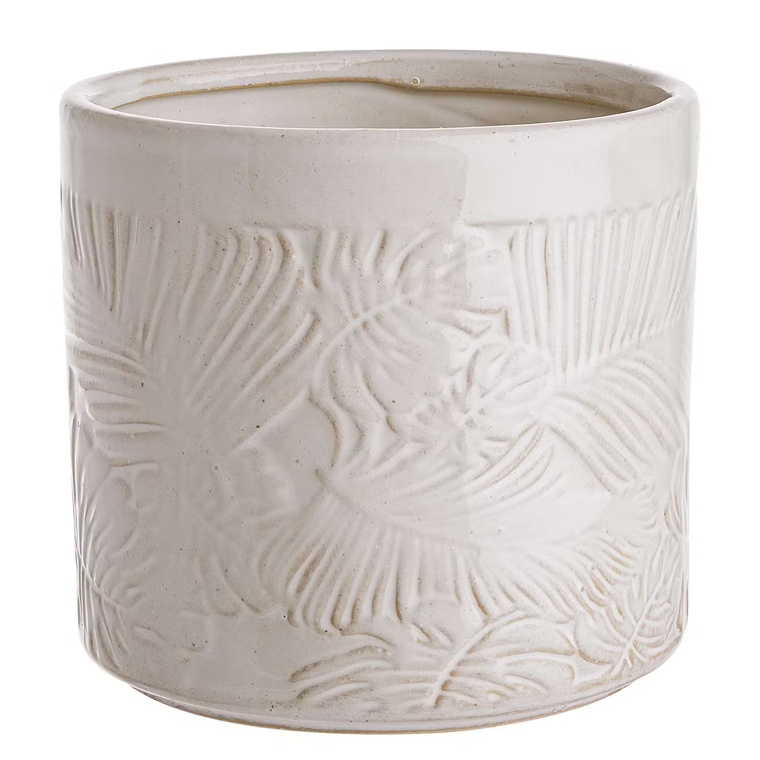 JUNGLE Blumentopf - Steinzeug - Beige