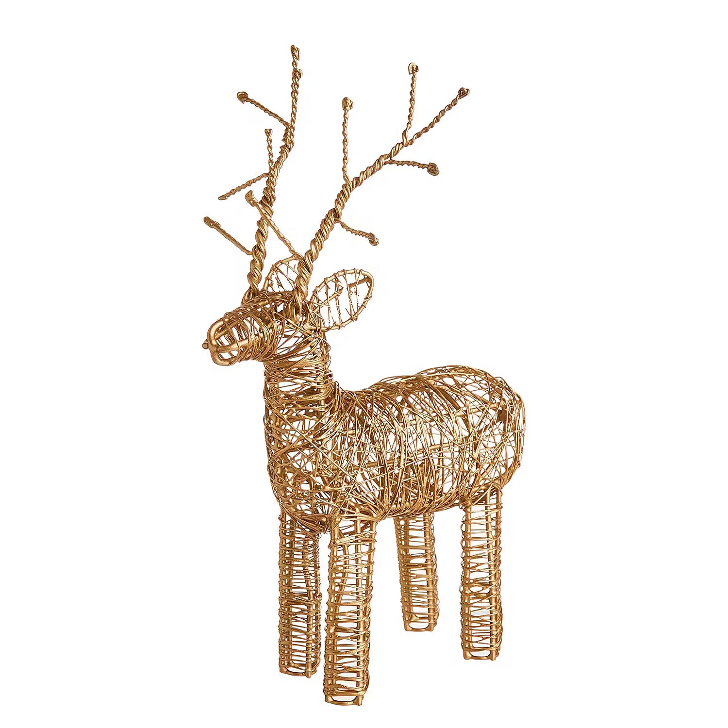 ARTS & CRAFTS Deko-Hirsch - Eisen - Gold
