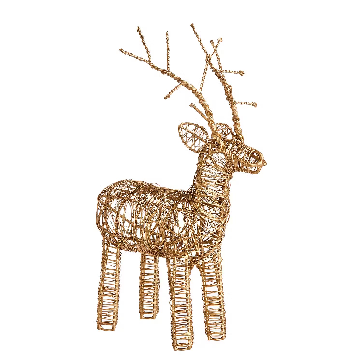 ARTS & CRAFTS Deko-Hirsch - Eisen - Gold
