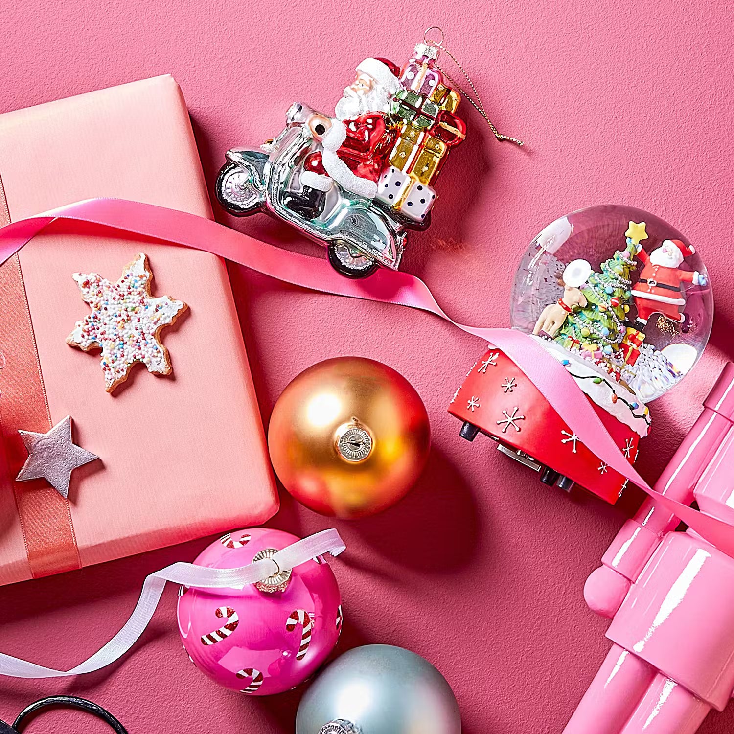 X-MAS Spieluhr Santa mit Baum