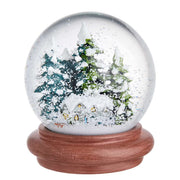 FOREST Schneekugel - Klarglas / Polypropylen - Braun