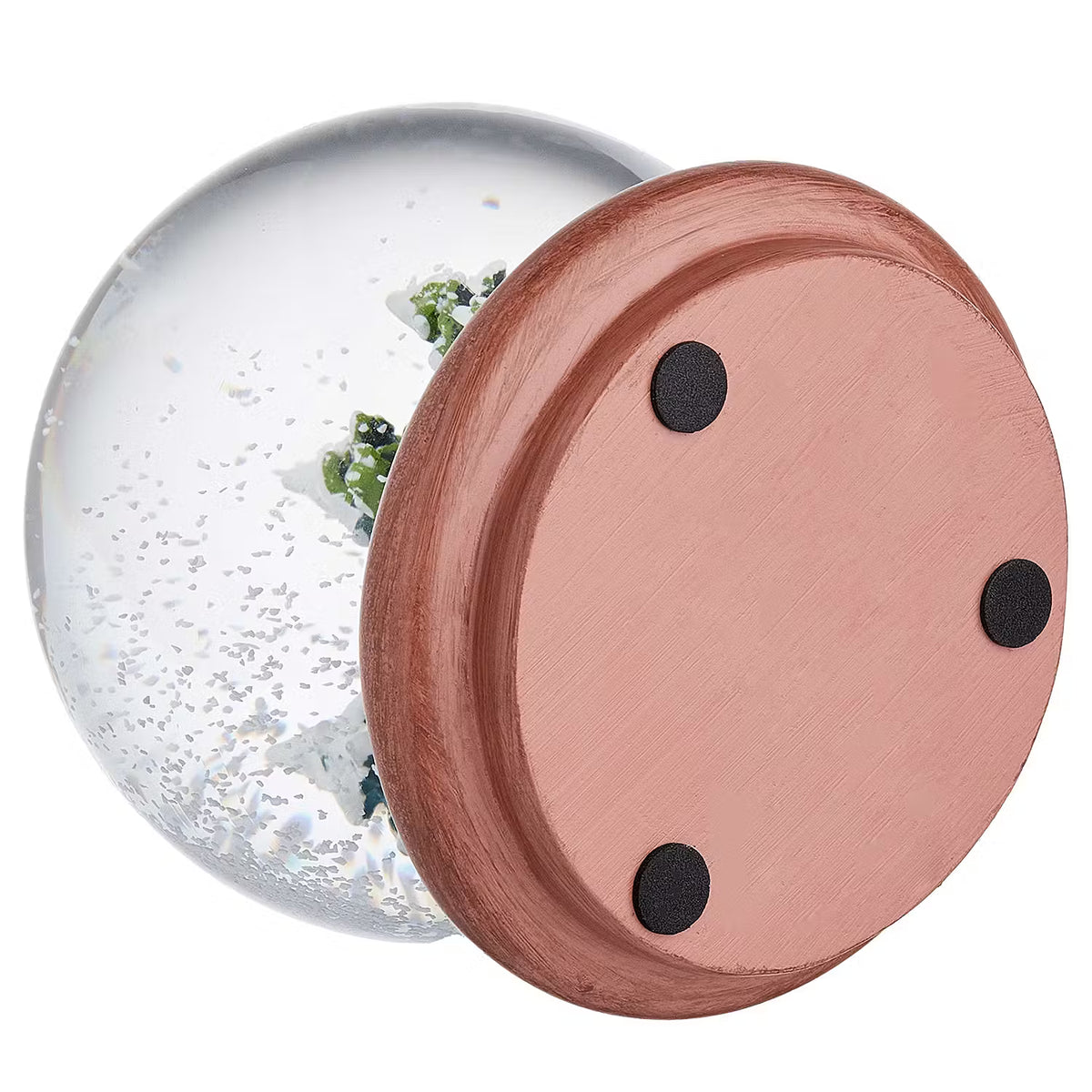 FOREST Schneekugel - Klarglas / Polypropylen - Braun