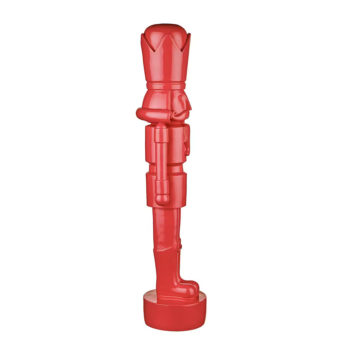 JAMES Nussknacker - Polyresin - Rot - 8 x 38 cm