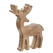 FOREST Deko Hirsch - Mangoholz - Höhe: 11 cm