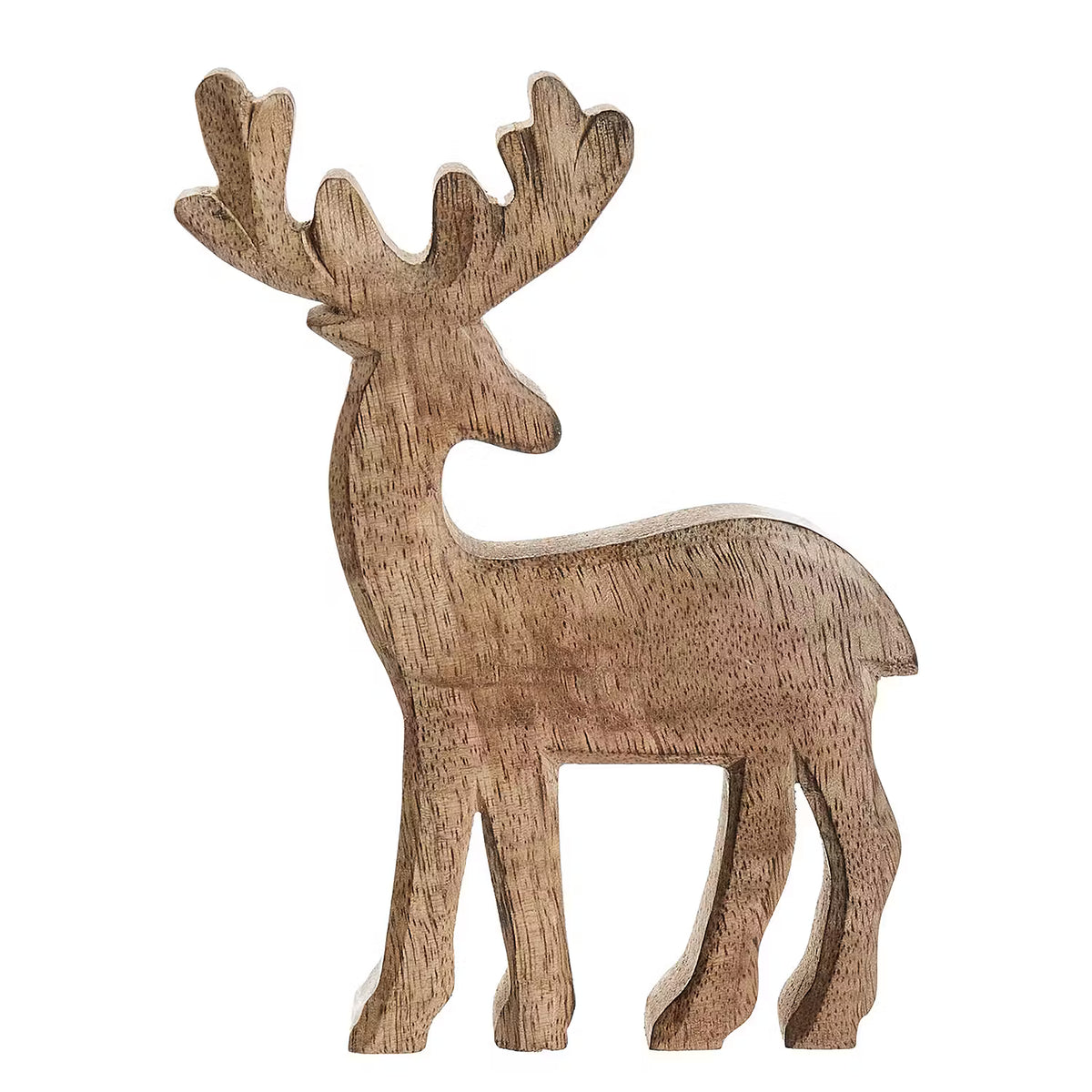 FOREST Deko Hirsch - Mangoholz - Höhe: 11 cm
